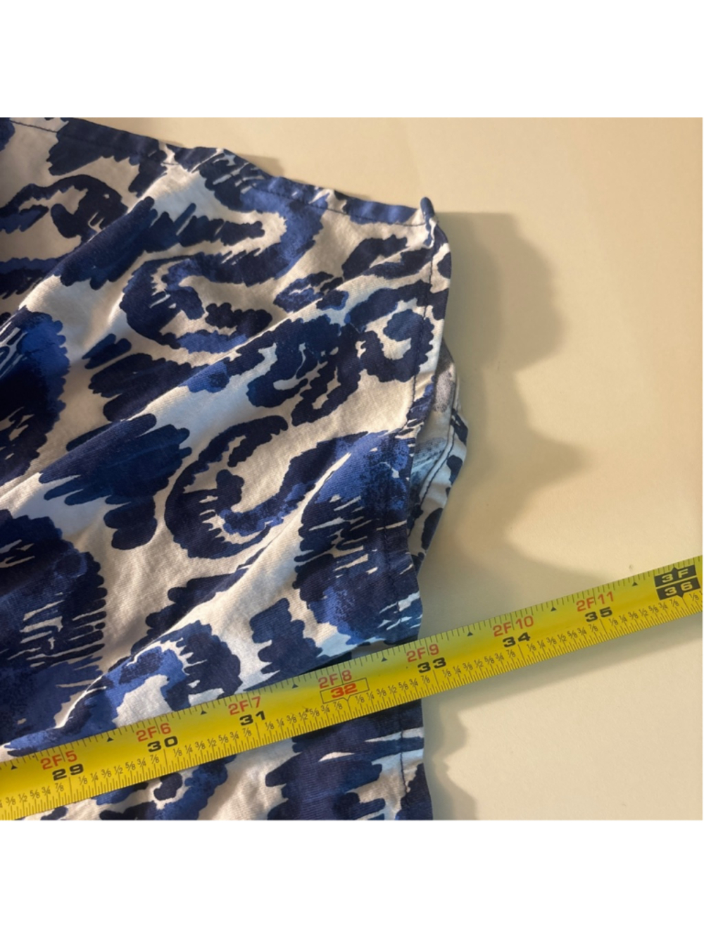 Lily Pulitzer Blue & White Racerback Dress - SIze M - Picture 4 of 5